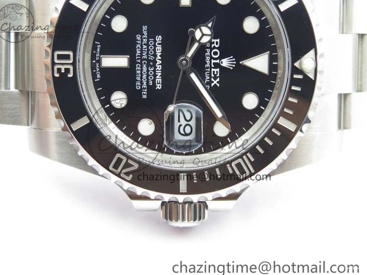 MiroTime 0307 Submariner 116610 LN Black Ceramic 316L Steel Noob 1:1 Best Edition V10. Stretchable 2865
